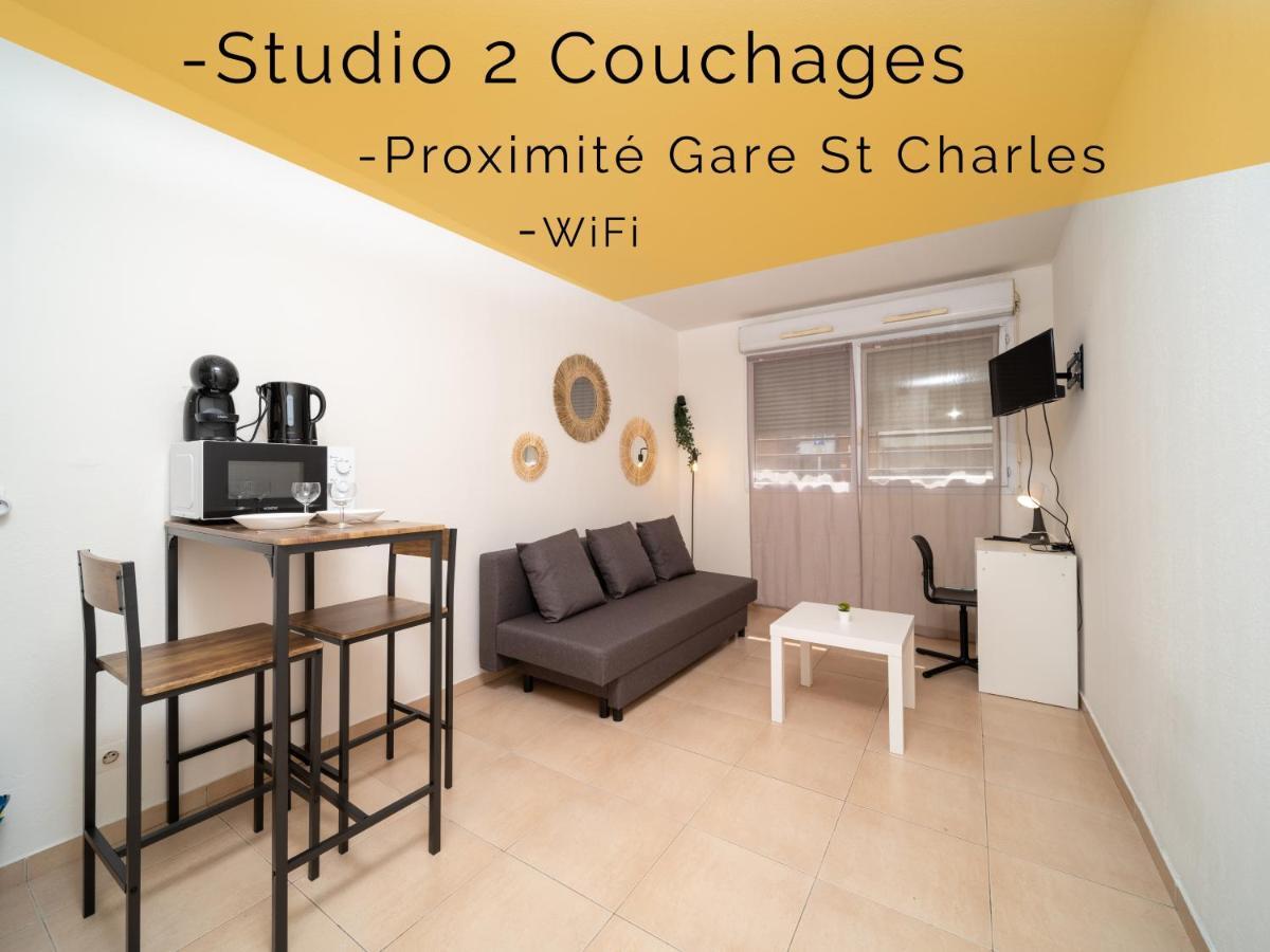 Appartement Climatise Avec Parking A 6Min A Pied De La Gare St Charles Марсель Екстер'єр фото
