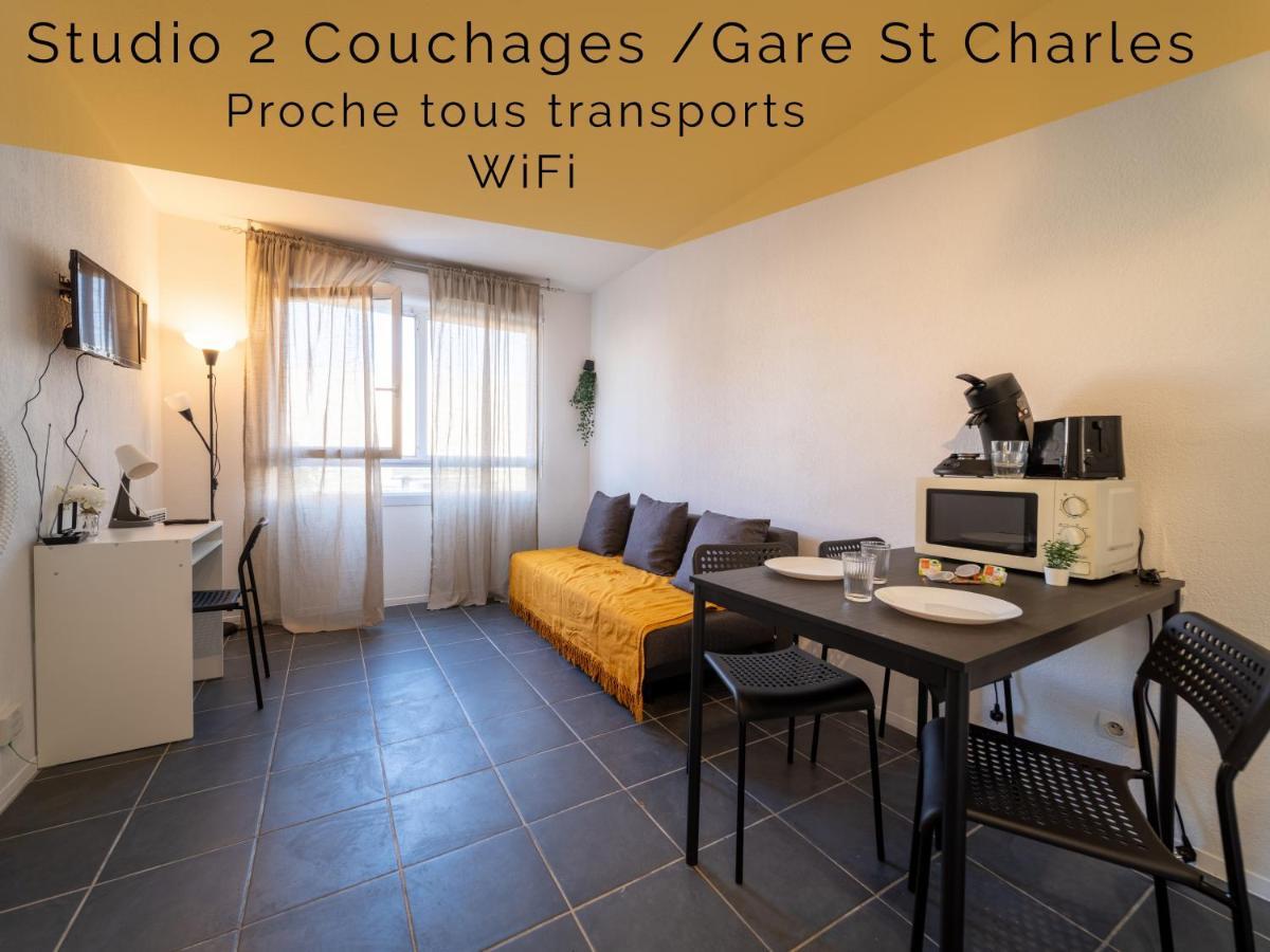 Appartement Climatise Avec Parking A 6Min A Pied De La Gare St Charles Марсель Екстер'єр фото